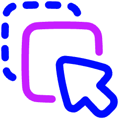 Multi Select Cursor Icon from Plump Neon Set