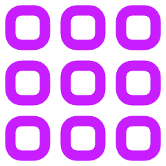 Application Drawer Icon from Plump Neon Set