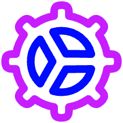 Cog 2 Icon from Plump Neon Set