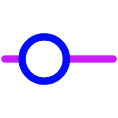 Horizontal Slider 1 Icon from Plump Neon Set