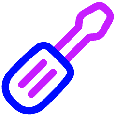Screwdriver Icon from Plump Neon Set