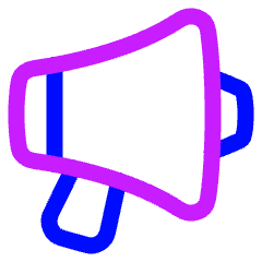 Megaphone 2 Icon from Plump Neon Set