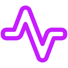 Wave Signal Icon from Plump Neon Set