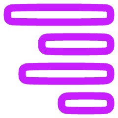 Align Right 1 Icon from Plump Neon Set