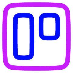 Board Icon from Plump Neon Set