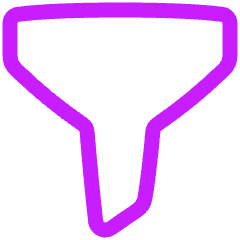 Filter 2 Icon from Plump Neon Set