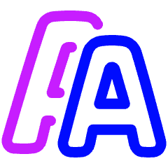 Font Size Icon from Plump Neon Set