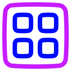 Gallery Icon from Plump Neon Set