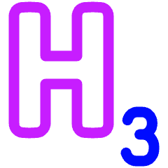 Heading 3 Paragraph Styles Heading Icon from Plump Neon Set