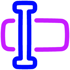 Input Box Icon from Plump Neon Set