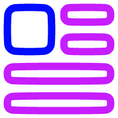 Insert Top Left Icon from Plump Neon Set
