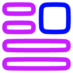 Insert Top Right Icon from Plump Neon Set