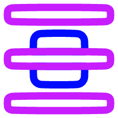 No Word Wrap Icon from Plump Neon Set