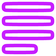 Paragraph Article Icon from Plump Neon Set