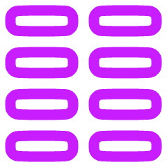 Paragraph Column Icon from Plump Neon Set