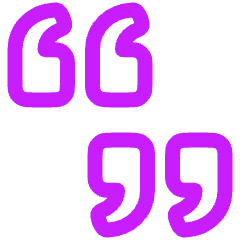 Quotation 1 Icon from Plump Neon Set