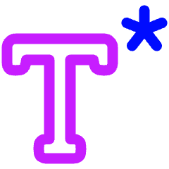 Text Footnote Icon from Plump Neon Set