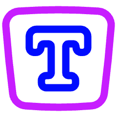 Type Area Icon from Plump Neon Set