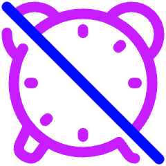 Disable Alarm Icon from Plump Neon Set