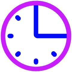Timer Three Icon from Plump Neon Set