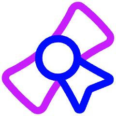 Certified Diploma Icon from Plump Neon Set