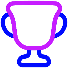 Trophy Icon from Plump Neon Set