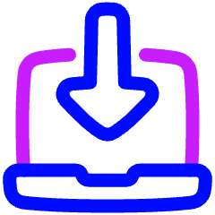 Download Laptop Icon from Plump Neon Set