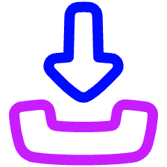 Download Tray Icon from Plump Neon Set