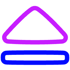 Upload Arrow Icon from Plump Neon Set