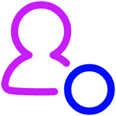 Online Status Active Account Icon from Plump Neon Set