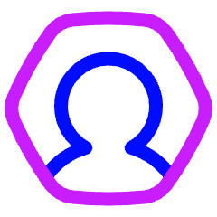 User Nft Profile Picture 1 Icon from Plump Neon Set