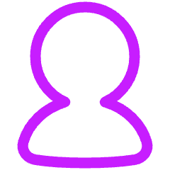 User Single Neutral Icon from Plump Neon Set