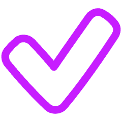 Check Thick Icon from Plump Neon Set