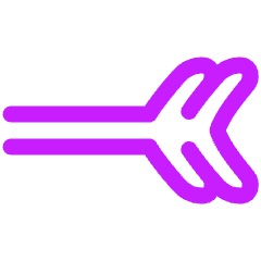End Point Branches Icon from Plump Neon Set