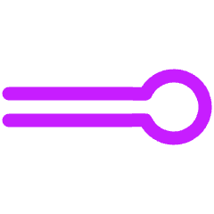 End Point Circle Icon from Plump Neon Set