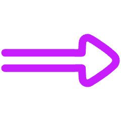 End Point Triangle Icon from Plump Neon Set