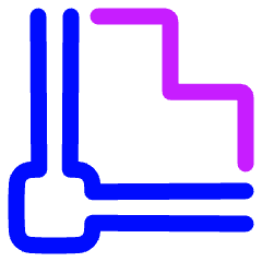 Inside Stroke Icon from Plump Neon Set