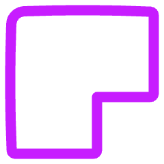 Mitter Corner Icon from Plump Neon Set