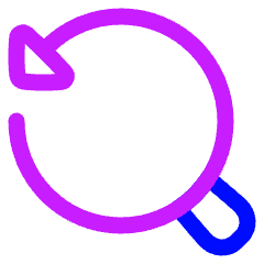 Zoom Reset Icon from Plump Neon Set