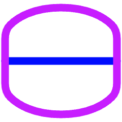 Warp Bulge Icon from Plump Neon Set