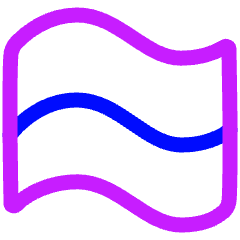 Warp Flag Icon from Plump Neon Set