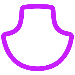 Warp Shell Lower Icon from Plump Neon Set