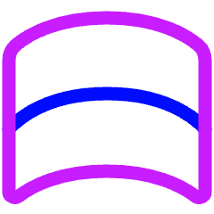 Wrap Arch Icon from Plump Neon Set