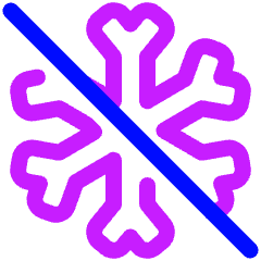 Snow Flake Cross Icon from Plump Neon Set
