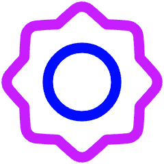 Sun Icon from Plump Neon Set