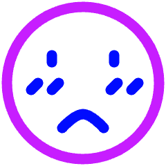 Smiley Blush Icon from Plump Neon Set