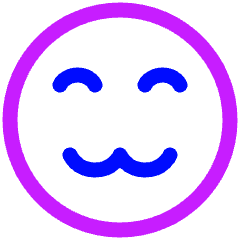 Smiley Cute Icon from Plump Neon Set