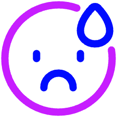 Smiley Drop Icon from Plump Neon Set