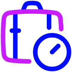 Baggage Scale Icon from Plump Neon Set