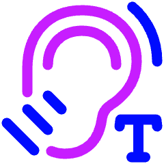 Hearing Telecoil Icon from Plump Neon Set